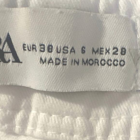 Zara white cargo pants SzS - Picture 3 of 4